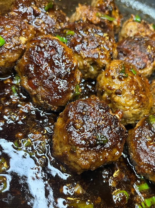 Nae's Honey Jerk Turkey Meatballs