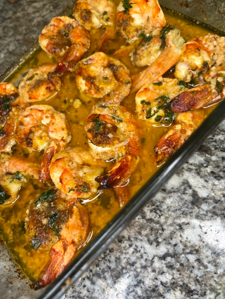 Nae's Viral Oven Baked Shrimp Scampi