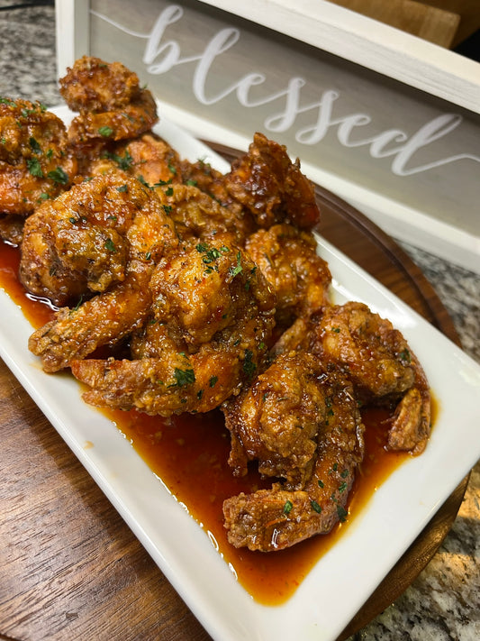 Nae's Honey Sriracha Fried Shrimp