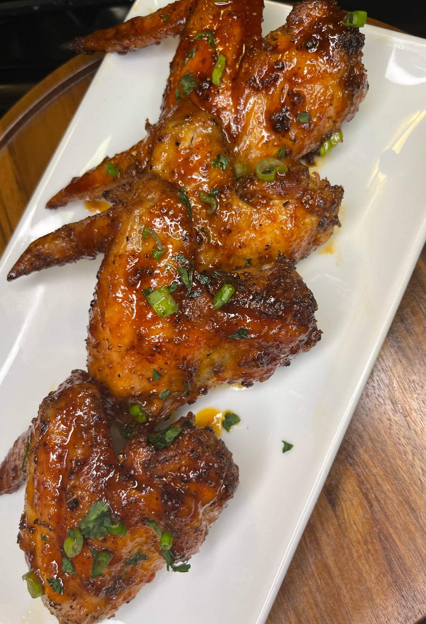 Nae's Sweet & Spicy Sriracha Chicken Wings