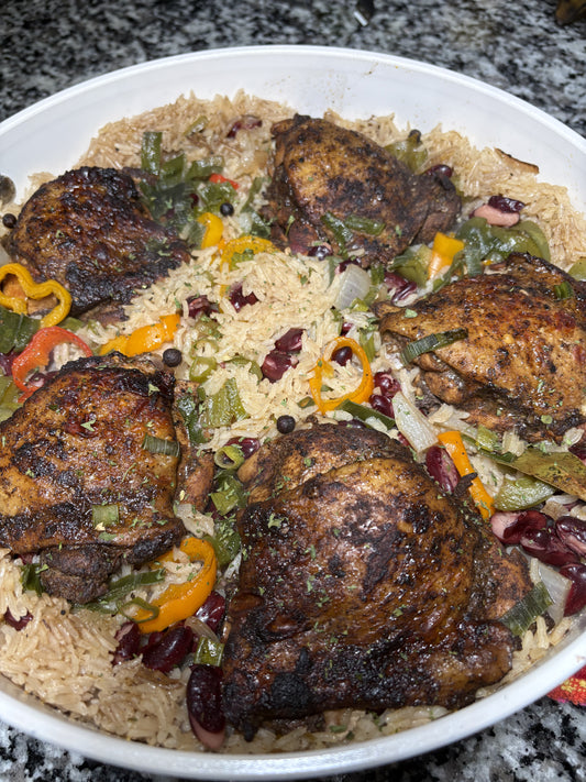 Nae's One Pot Jerk Chicken & Rice